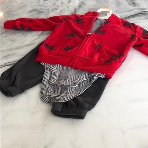 Three piece set. Toddler boys- reindeer print